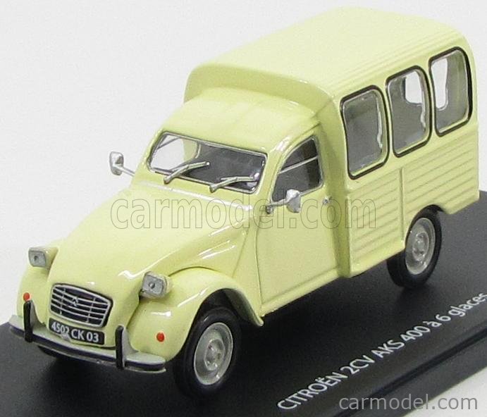 Eligor 2 CV Citroën 1/43 - Miniature 2cv Citroen AZU Fourgonnette RUDOR grise - Collection