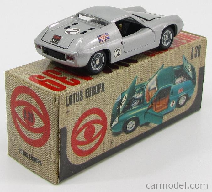 MEBETOYS MATTEL A39 Scale 1/43 | LOTUS EUROPA N 2 SILVER