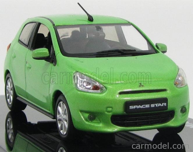 ミニカー 1:43 MITSUBISHI SPACE STAR Sun Star Models 1:43 Mitsubishi Space Star Year 2010 green