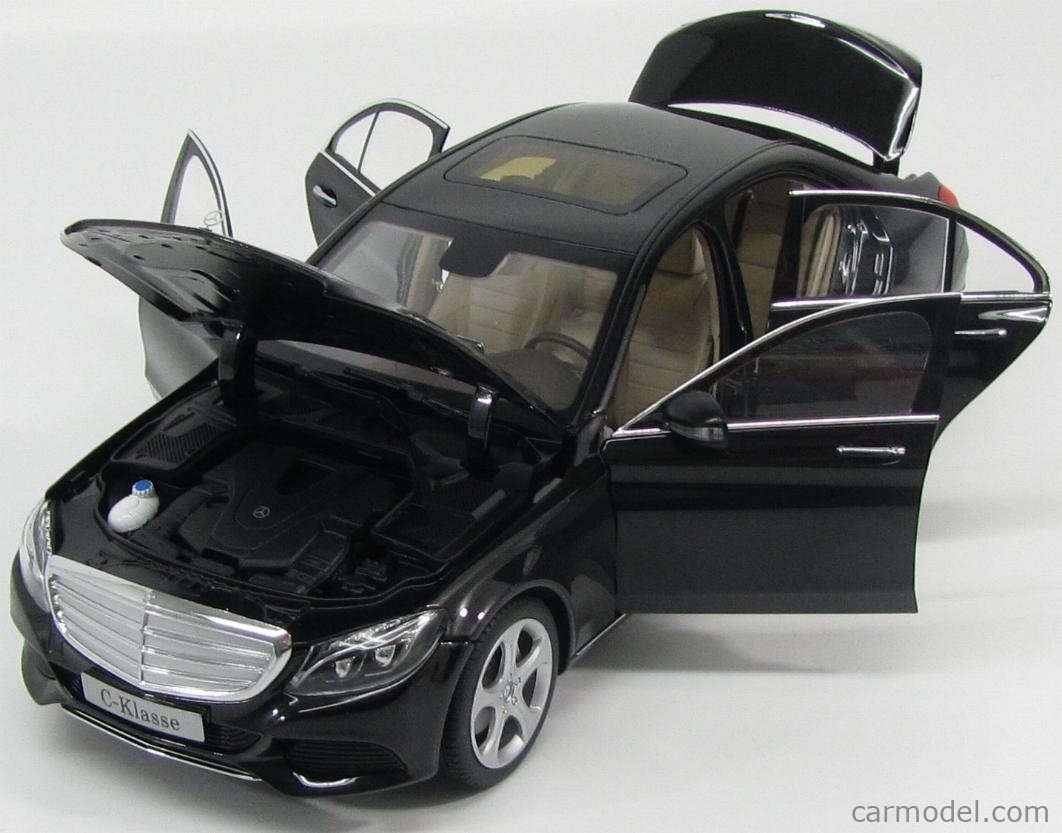 Norev B Scale 1 18 Mercedes Benz C Class Elegance W5 14 Obsidian Black Met