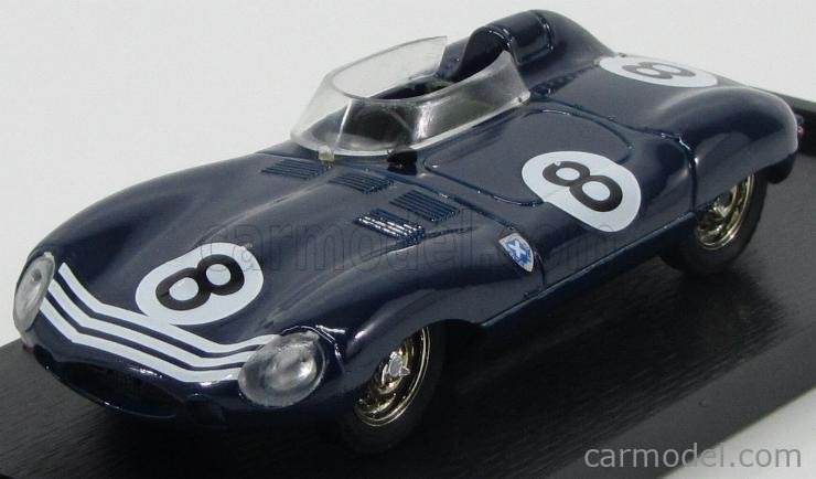 Diecast model cars Jaguar D-Type 1956 1/43 Brumm 1956 le mans ninian sanderson