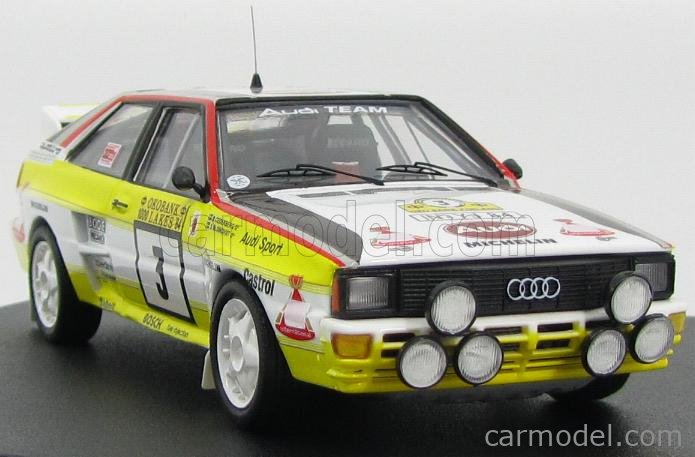 TROFEU TR1623 Scale 1/43 | AUDI QUATTRO N 3 4th RALLY 1000 LAKES 1984 S ...