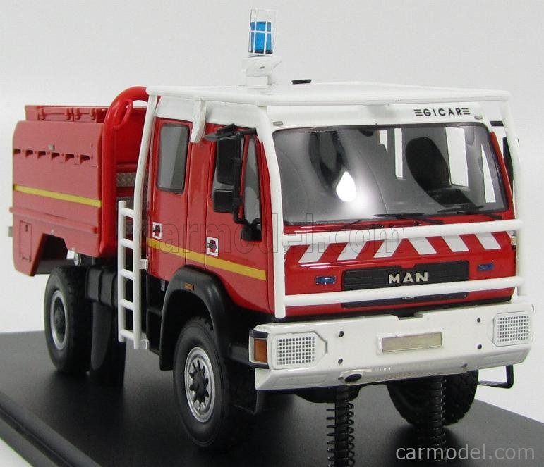Fire truck berliet gbk 4x4 "emergency centre-rochefort-montagne" 1/43 