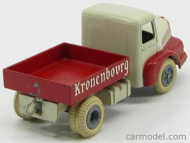 J.R.D. JRD 123-1 Masstab: 1/50  UNIC IZOARD 6CIL. TRUCK KRONENBOURG BEER WITH TRAILER AND TRAIN GREY RED