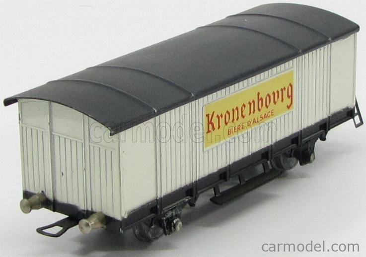 J.R.D. JRD 123-1 Echelle 1/50  UNIC IZOARD 6CIL. TRUCK KRONENBOURG BEER WITH TRAILER AND TRAIN GREY RED