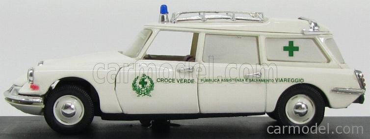 Citroen Id 19 Break " Croce Verde Viareggio " Ambulance SL 012 Italie ID 1/43 Rio 