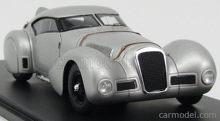 Miniature Western Models 1/43 Delage Andreau 1937, Voiture De Sport, Métal Blanc, Occasion
