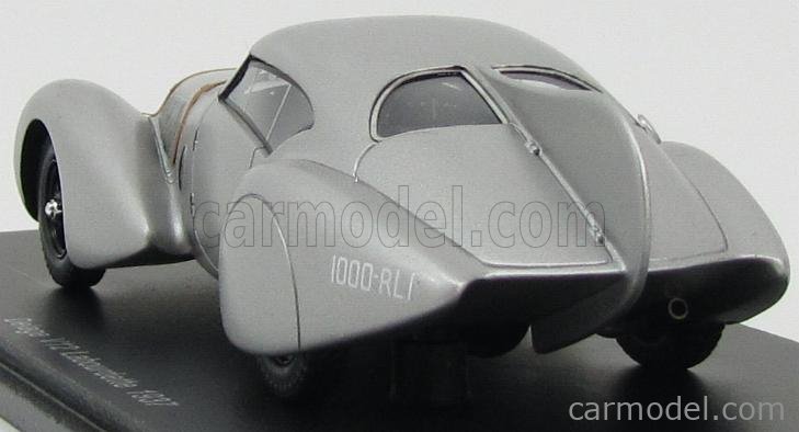 SPARK-MODEL S2713 Scale 1/43 | DELAGE V12 LABOURDETTE 1937 MATT SILVER