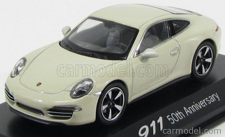 Porsche 911 991 Coupe White Mother of Pearl 50th Anniversary from 2011 1/43 