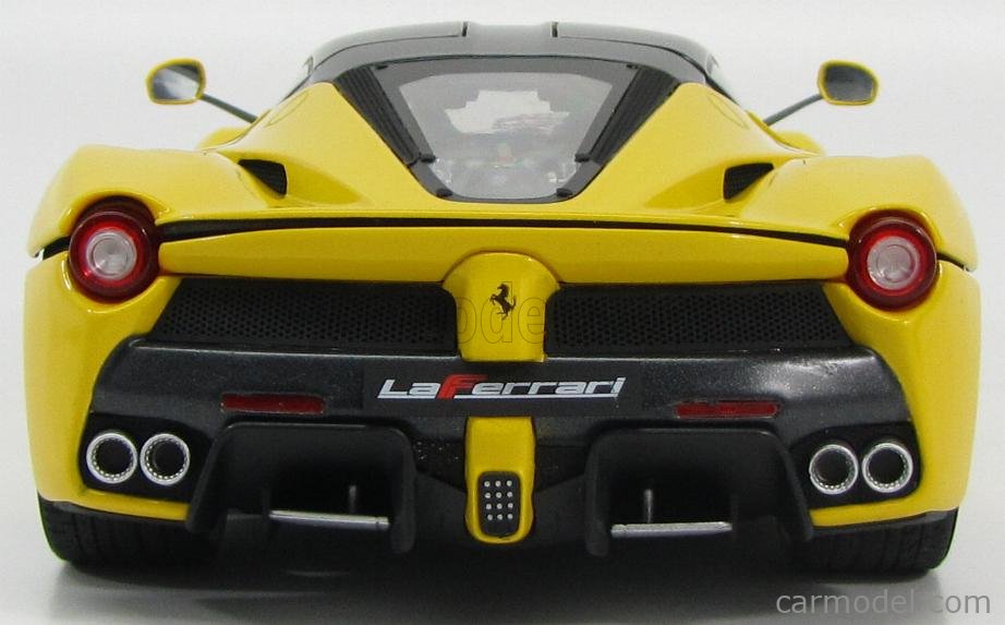 MATTEL HOT WHEELS BCT81 Scale 1/18 | FERRARI LAFERRARI 2013 YELLOW