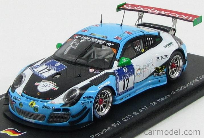 SPARK-MODEL SG102 Scale 1/43 | PORSCHE 911 997-2 N 17 24h NURBURGRING ...