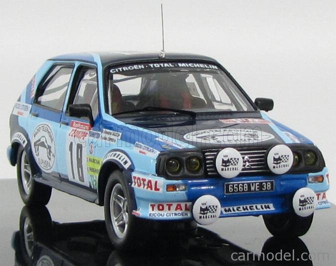 Modèle Réduit IXO 1/43 Citroën Visa Chrono Rallye Tour De Corse 1983
