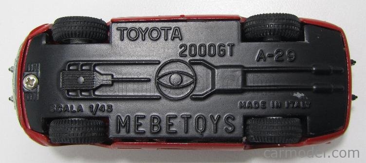 Mebetoys Mattel A Echelle Toyota Gt Red