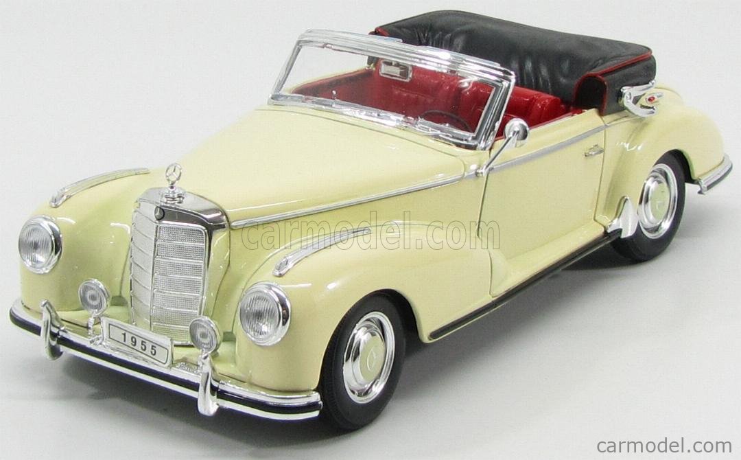 WELLY WE19859CR Scale 1/18 MERCEDES BENZ 300S CABRIOLET OPEN 1955 CREAM