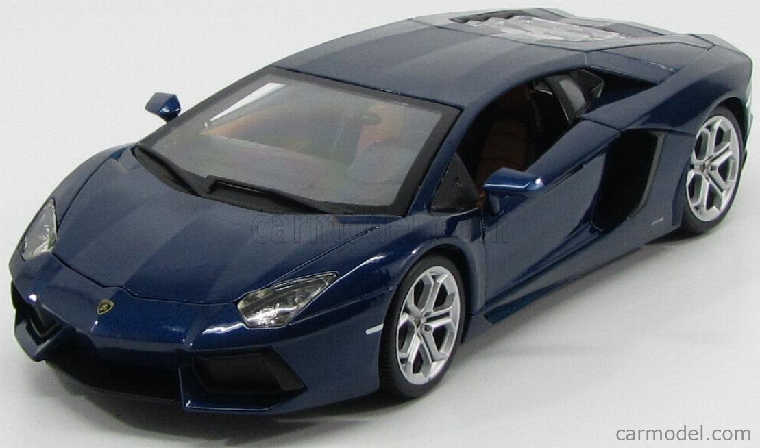 BURAGO BU11033BL Scale 1/18 | LAMBORGHINI AVENTADOR LP700-4 2011 BLUE MET