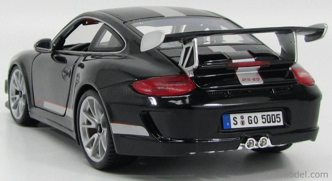 BBURAGO 1/18 – Porsche 911/997 GT3 RS 4.0L – Noire – 11036BK
