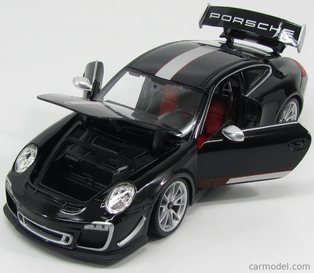 Bburago BU11036BK PORSCHE 911 GT3 RS 4.0 2012 BLACK 1:18 Modellino