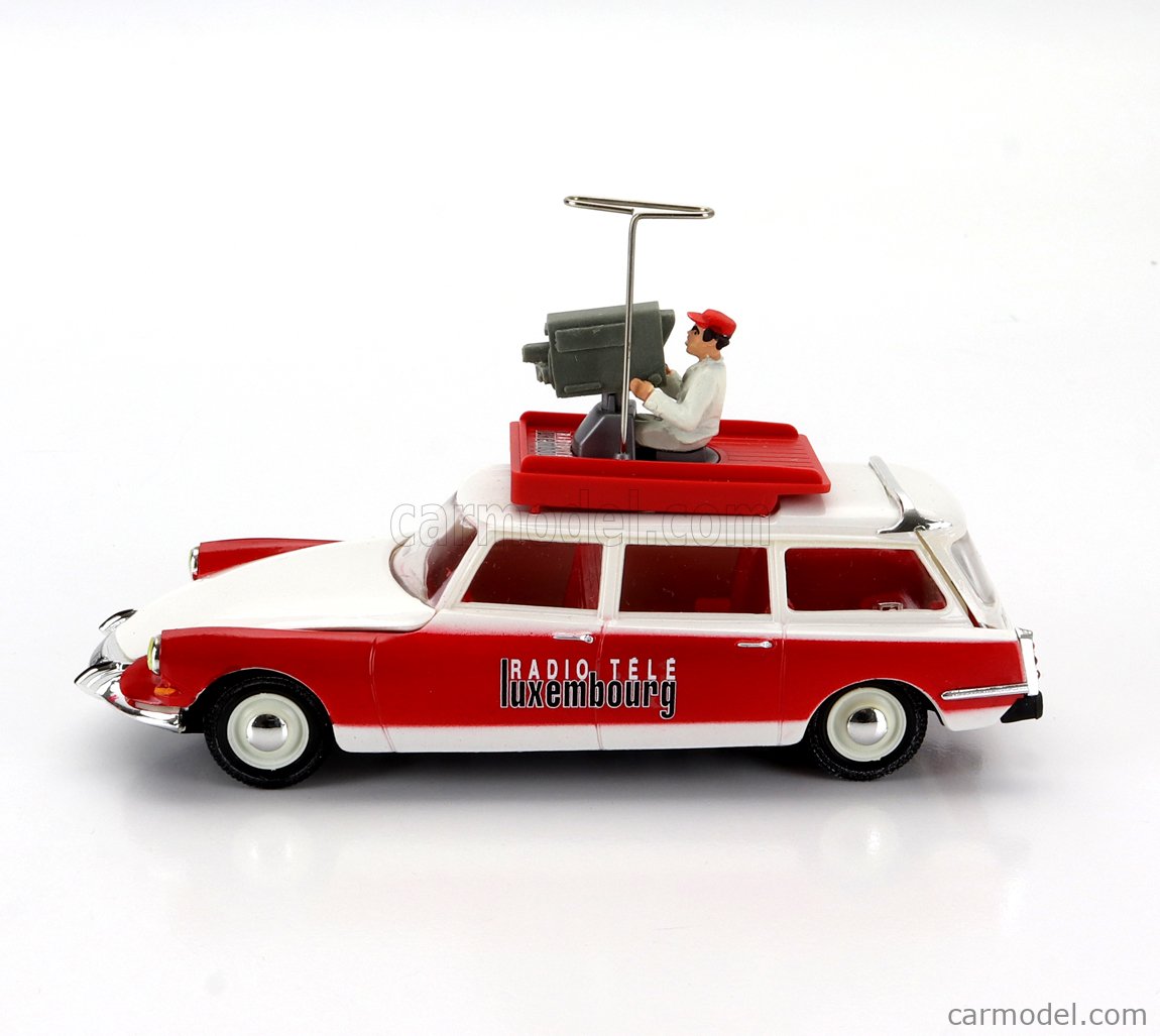 NOREV 1/43 Citroën ID19 Break RTL – édition Cameraman Tour De France, 155020