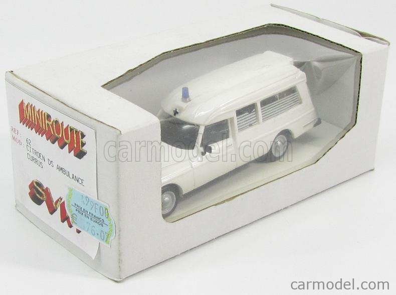 DAN-TOYS 1/43 RÉF Dan-078 : Citroën HY Currus Car de Police Secours EUR