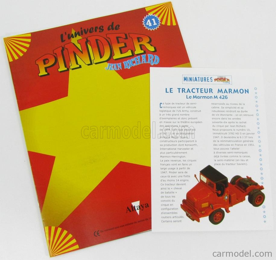LE TRACTEUR MARMON-HERRINGTON M426 DU CIRQUE PINDER (1953)-(1/43 ème