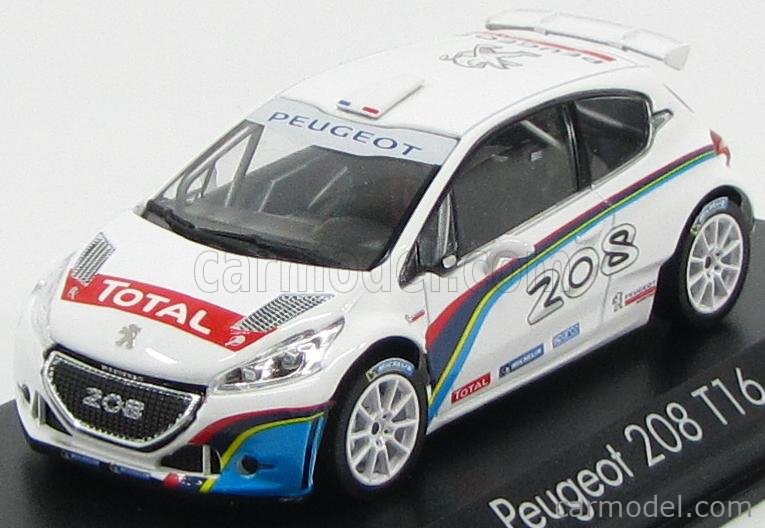 Miniature Voiture NOREV Peugeot 208 T16 - Modèle Réduit - Occasion (état à Vérifier)