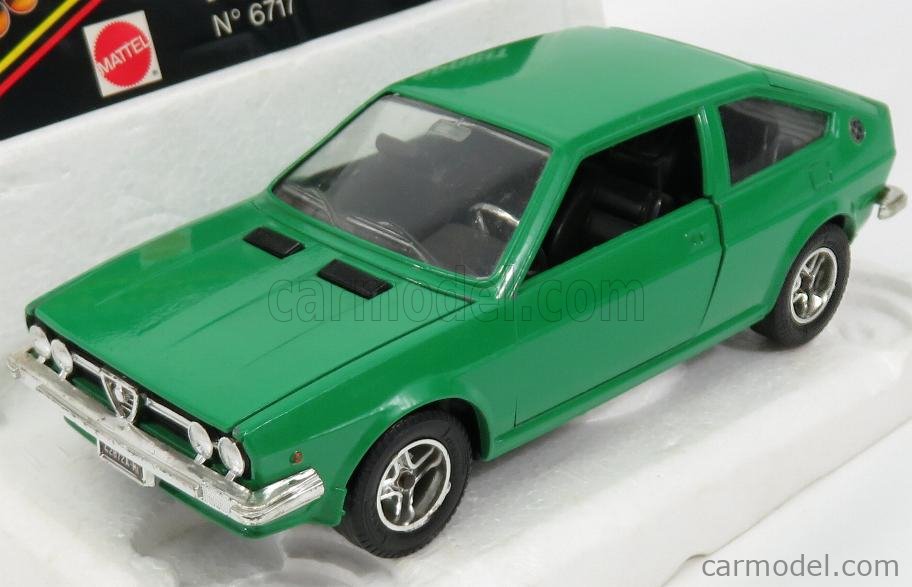MEBETOYS MATTEL 6717 Scale 1/25 | ALFA ROMEO ALFASUD SPRINT GREEN