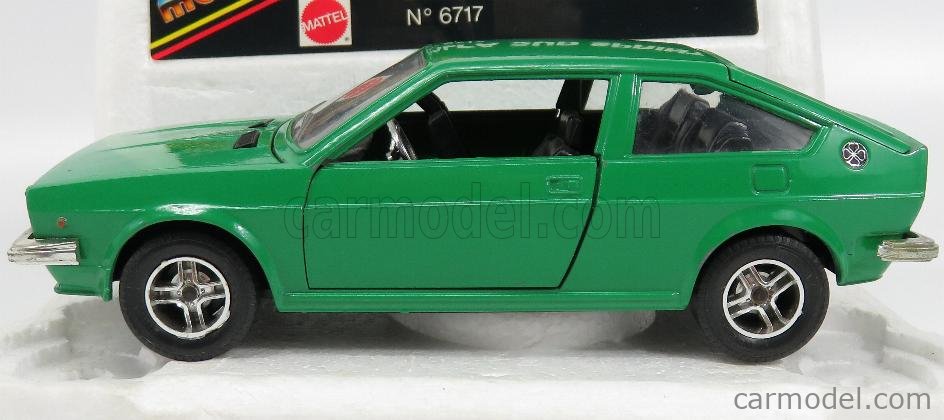 MEBETOYS MATTEL 6717 Scale 1/25 | ALFA ROMEO ALFASUD SPRINT GREEN