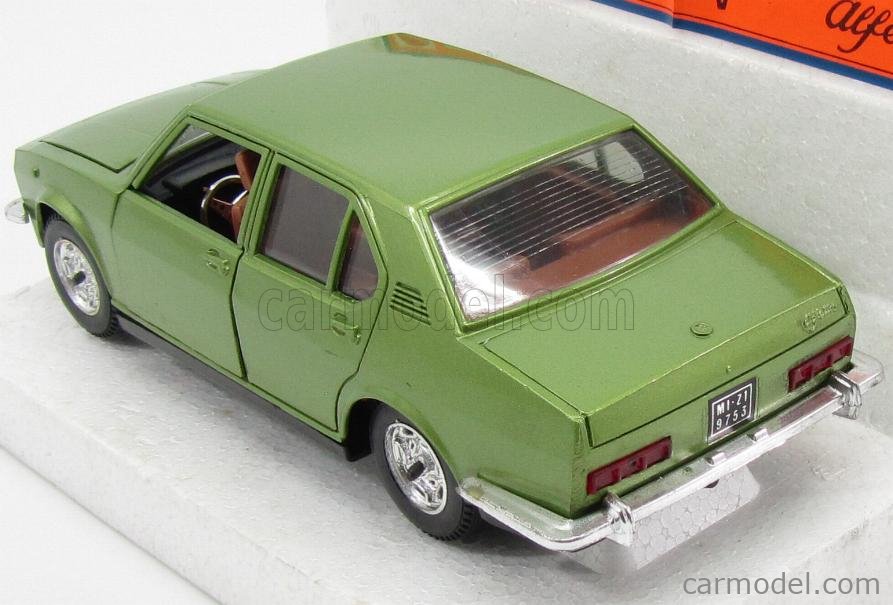 MEBETOYS MATTEL 8566 Scale 1/25 | ALFA ROMEO ALFETTA 1,8 GREEN MET