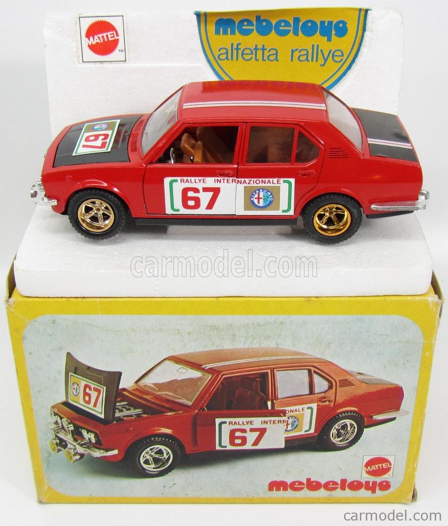 MEBETOYS MATTEL 8584 Echelle 1/25 | ALFA ROMEO ALFETTA RALLY