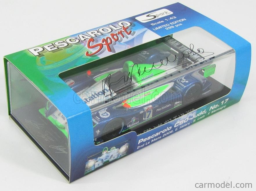 PESCAROLO - C60-JUDD N 17 2nd 24h LE MANS 2006 (SIGNED LIMITED EDITION)  F.MONTAGNY - E.HELARY - S.LOEB