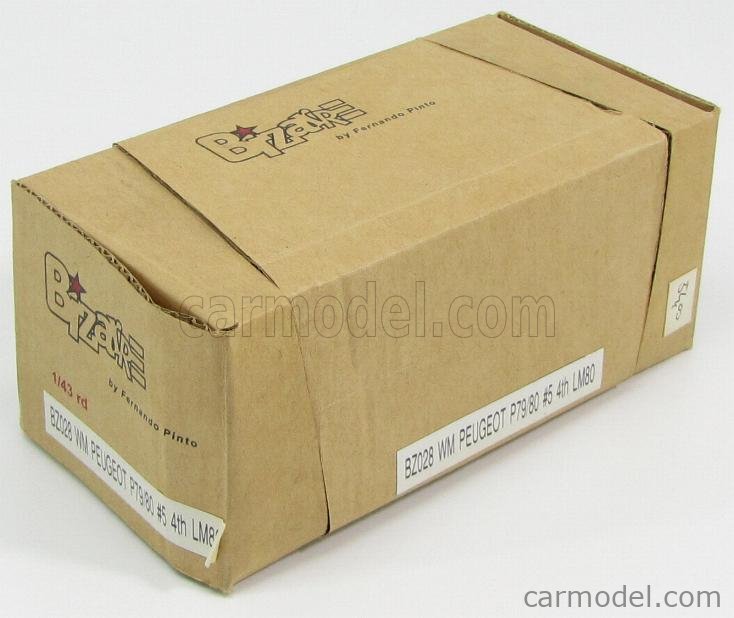 BIZARRE BZ028 Scale 1/43 | WM PEUGEOT P79/80 TURBO N 5 4th 24h LE MANS ...