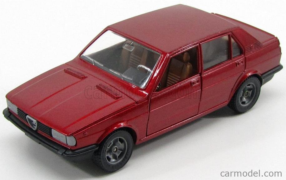 ミニカー POLITOYS N.67 ALFA ROMEO GIULIETTA SS MEBETOYS MATTEL 6722 Scale 1/25 | ALFA ROMEO GIULIETTA 1977 RED MET