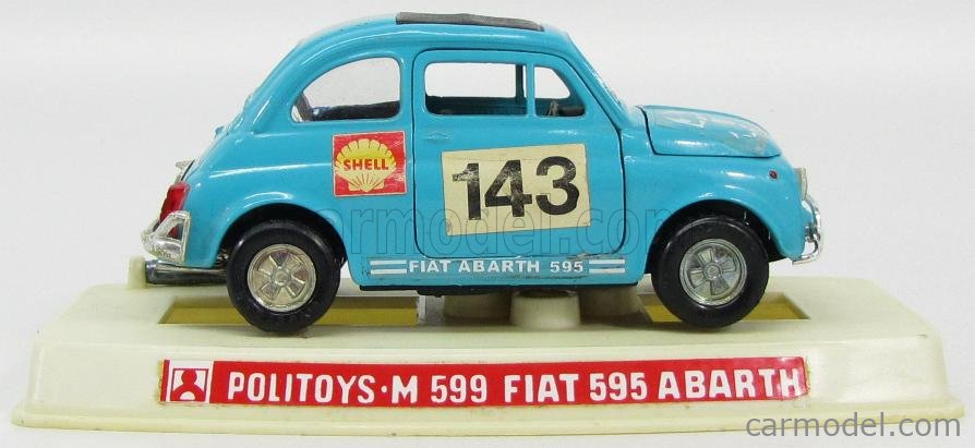 Politoys Italie 1/25 Vintage Abarth 2000 Réf 584 Orange - Très Bon État