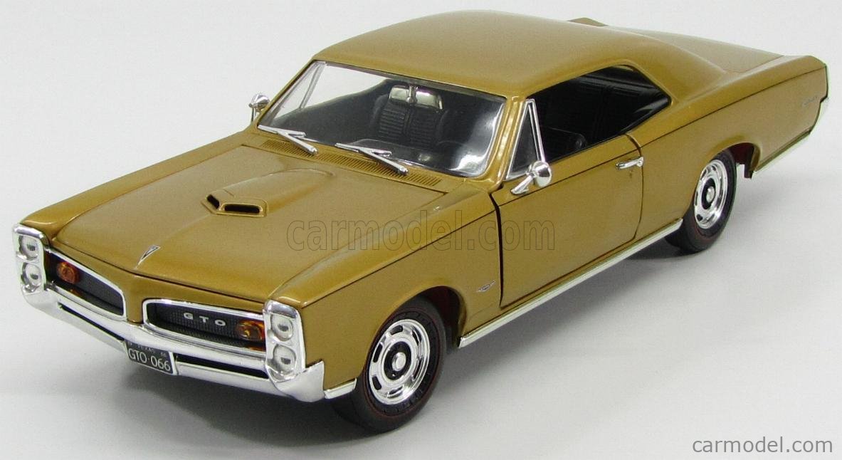 ERTL 07291 Scale 1/18 | PONTIAC GTO 1966 GOLD MET