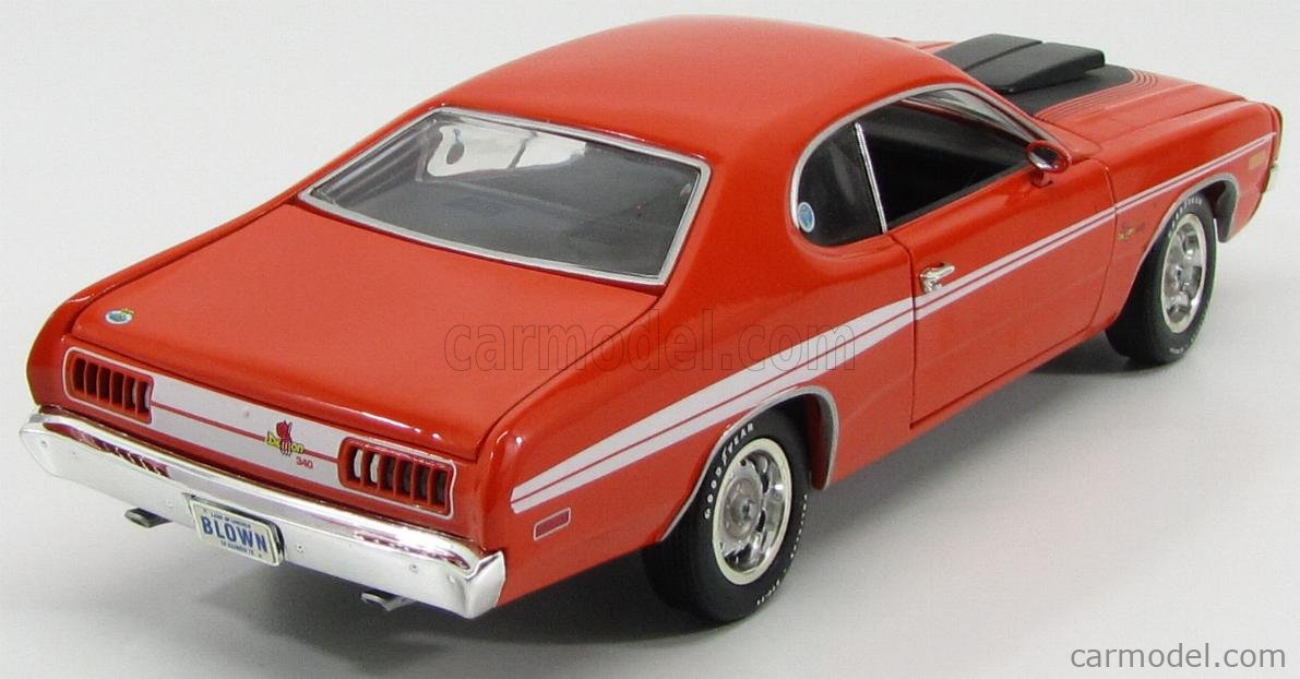 ERTL 29638P Scale 1/18 | DODGE DEMON GSS SUPERCHARGED 340 1972 ORANGE BLACK