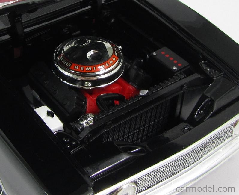 ERTL 1/18 ダッジ チャージャー 500 ERTL 33015 Scale 1/18 | DODGE CHARGER 500 HEMI 1969 BLACK RED