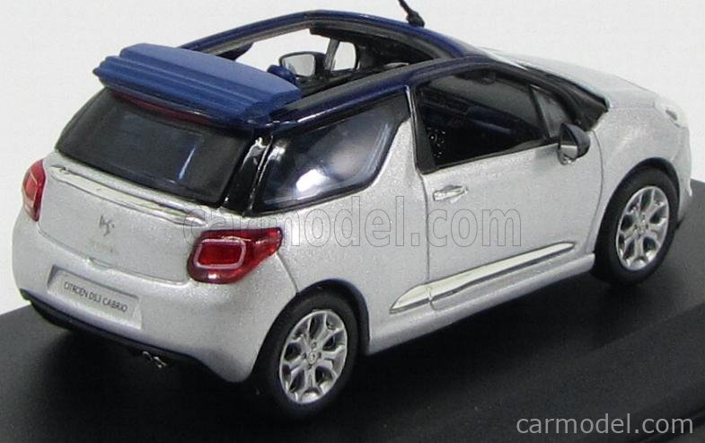 CITROEN DS 3 cabriolet gris argent avec accessoires interchangeables -  Référence 181548 fabriquée par NOREV