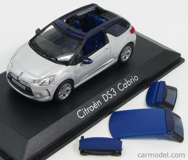 Citroën DS3 cabriolet de 2013 noire 1/43 Norev