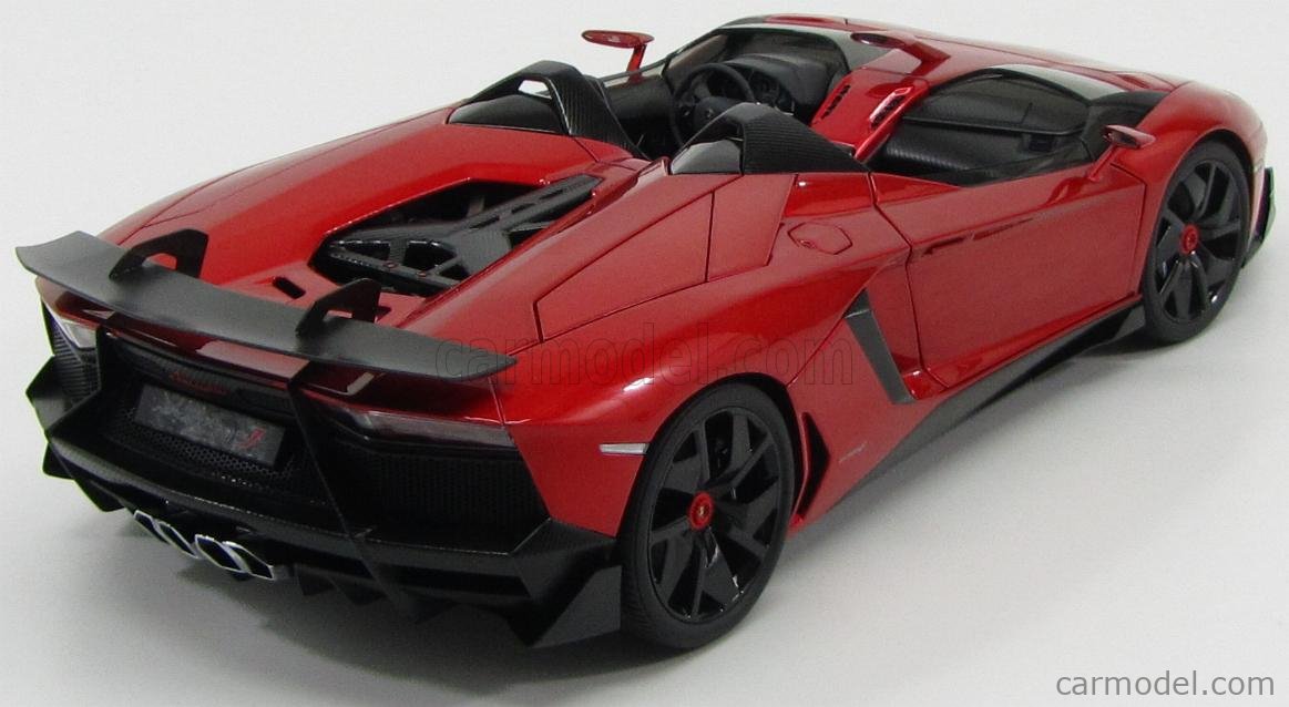 AUTOART 74673 Scale 1/18 | LAMBORGHINI AVENTADOR J SPIDER 2012 RED MET