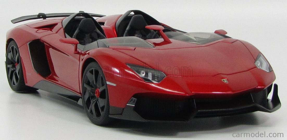 AUTOART 74673 Scale 1/18 | LAMBORGHINI AVENTADOR J SPIDER 2012 RED MET