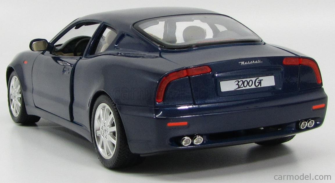 BURAGO 3371 Scale 1/18 | MASERATI 3200 GT 1998 BLUE MET