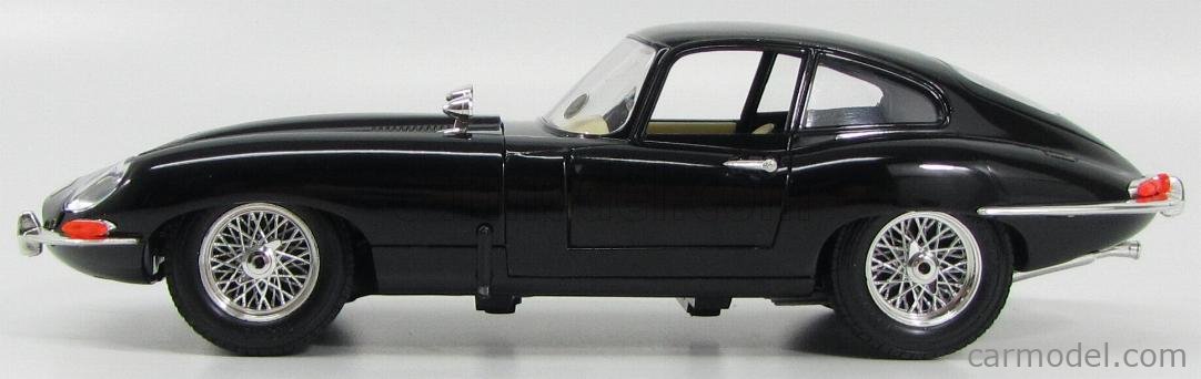 BURAGO 3018 Scale 1/18 | JAGUAR E-TYPE COUPE 1961 BLACK