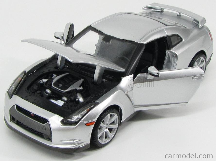 MAISTO 31294S Scale 1/24 | NISSAN GT-R R35 2009 SILVER