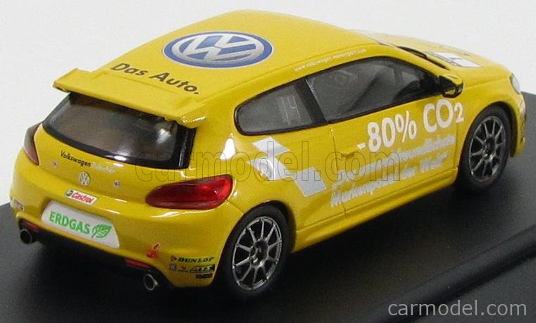 Spark VW Scirocco III R Cup 2010 – Jaune – 1/43 – Résine – Collection