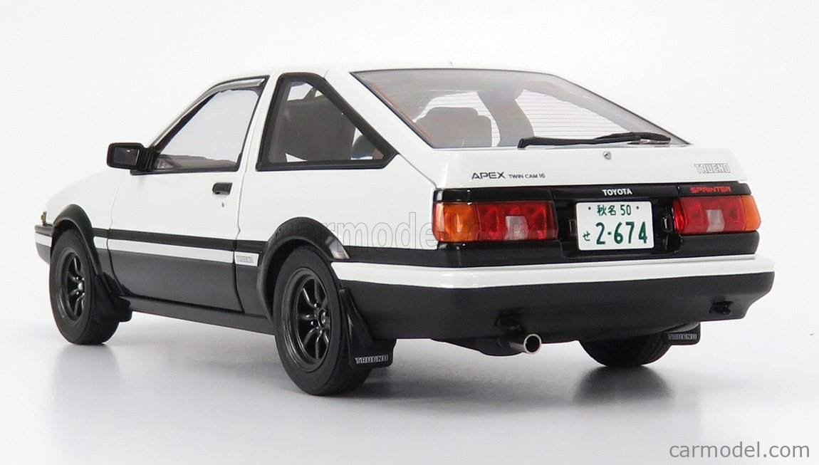 Autoart Scale 1 18 Toyota Sprinter Trueno Ae86 Initial D Legend 1 19 Tv Series White Black