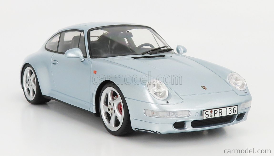 Ixo model GT190 PORSCHE 993 CARRERA 4S POLAR SILVER 1:12 Modellino