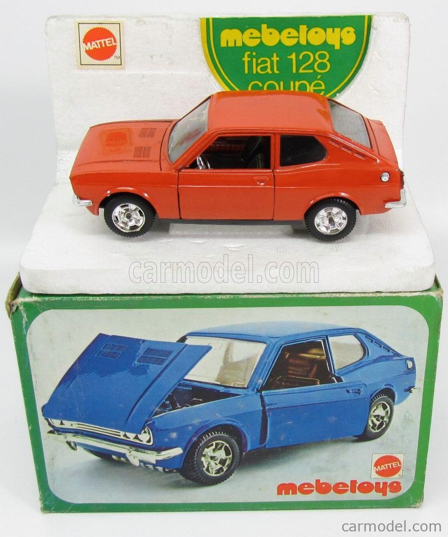 MEBETOYS MATTEL 8565 Scale 1/25 | FIAT 128 COUPE ORANGE