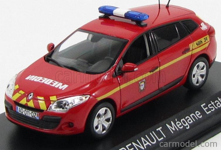 Renault Megane Estate 2003 SMUR sapeurs-pompiers 1/43 Eligor réf.100899 - Collection