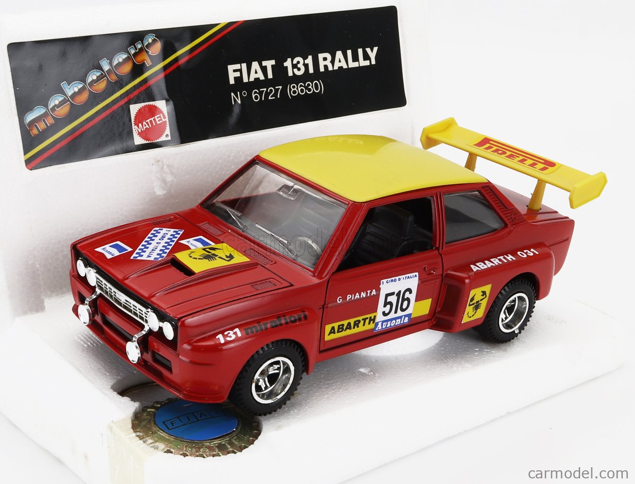 MEBETOYS MATTEL 6727-8630 Масштаб 1/25 | FIAT ABARTH 131 031 N 516