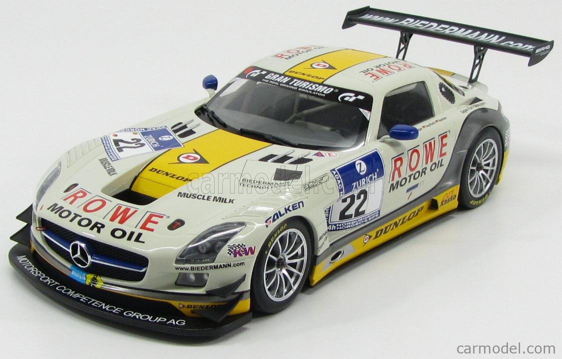 MINICHAMPS 151133122 Scale 1/18 | MERCEDES BENZ SLS AMG GT3 ROWE RACING ...